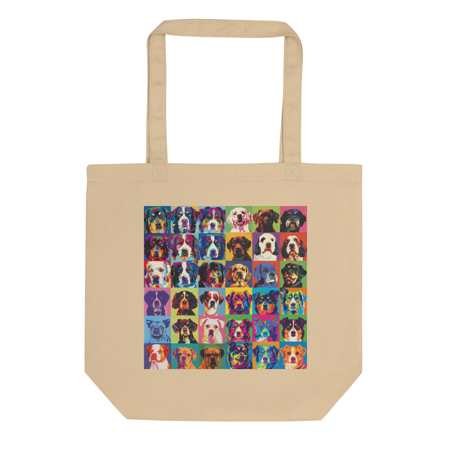 Dog Faces Bio-Stoffbeutel