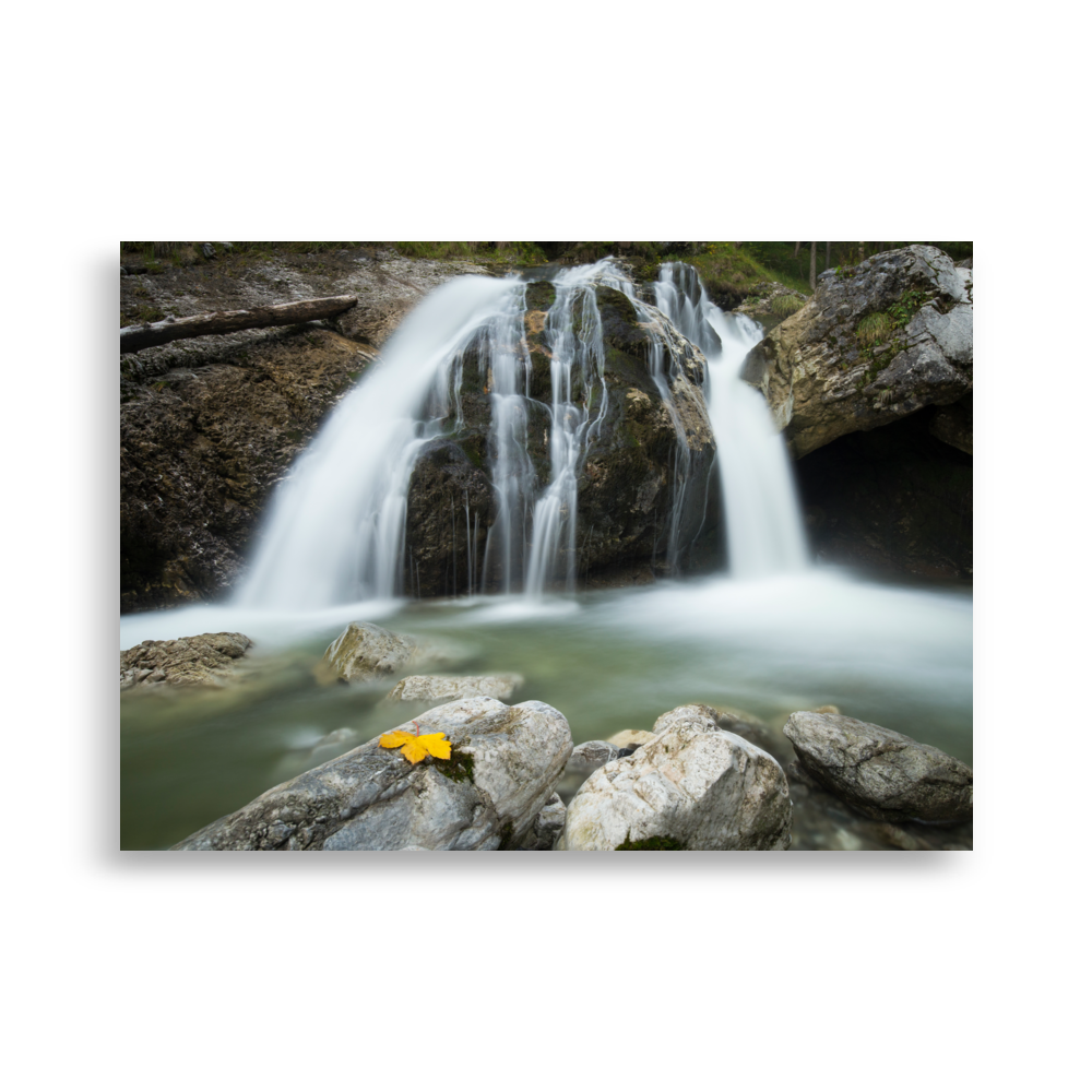 Kuhflucht-Wasserfälle bei Farchant - Poster
