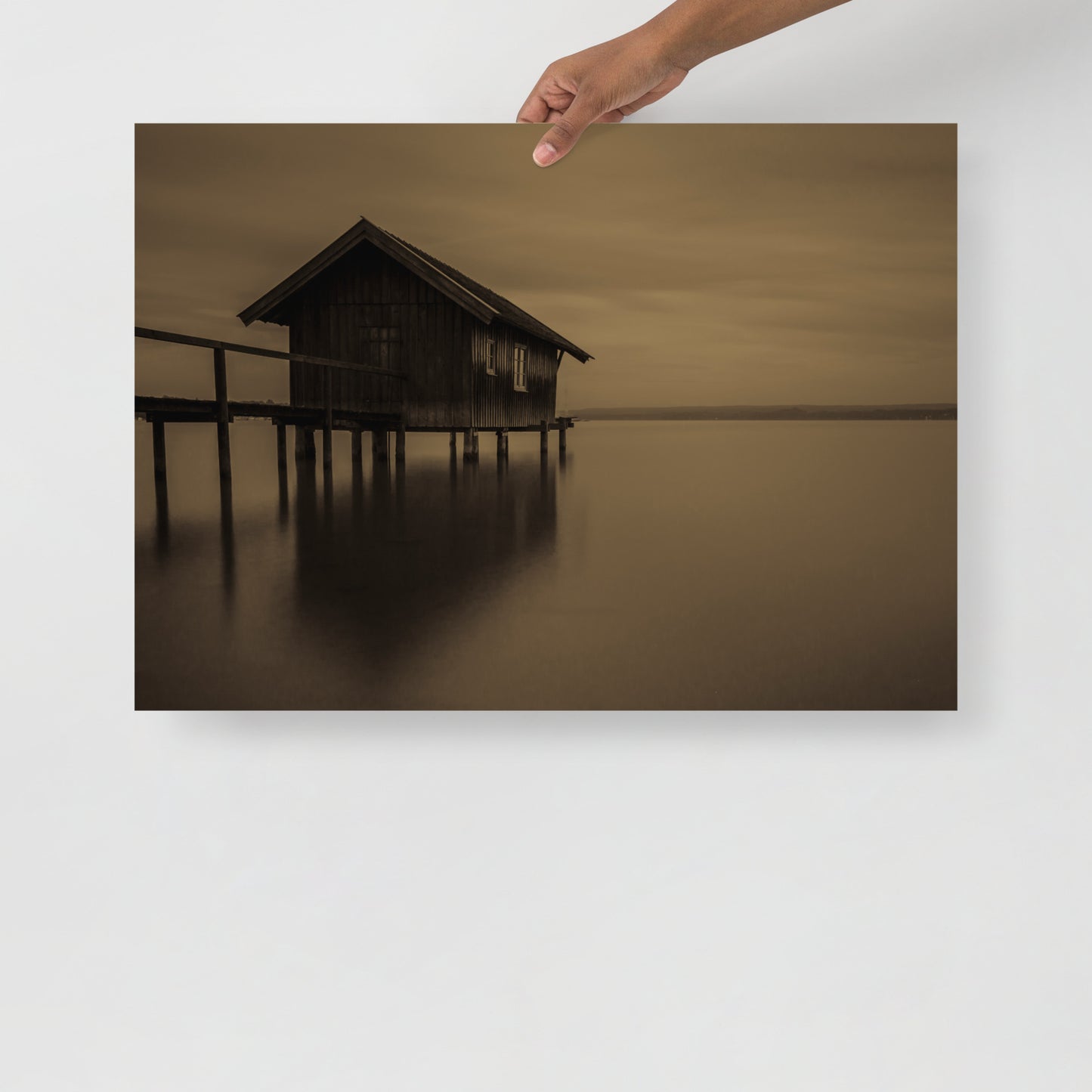 Bootshaus am Ammersee - Poster