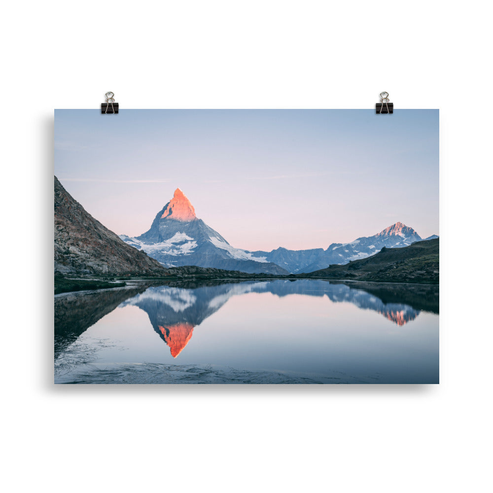 Matterhorn bei Sonnenaufgang - Poster