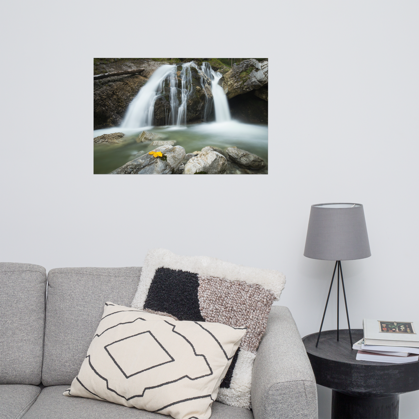 Kuhflucht-Wasserfälle bei Farchant - Poster