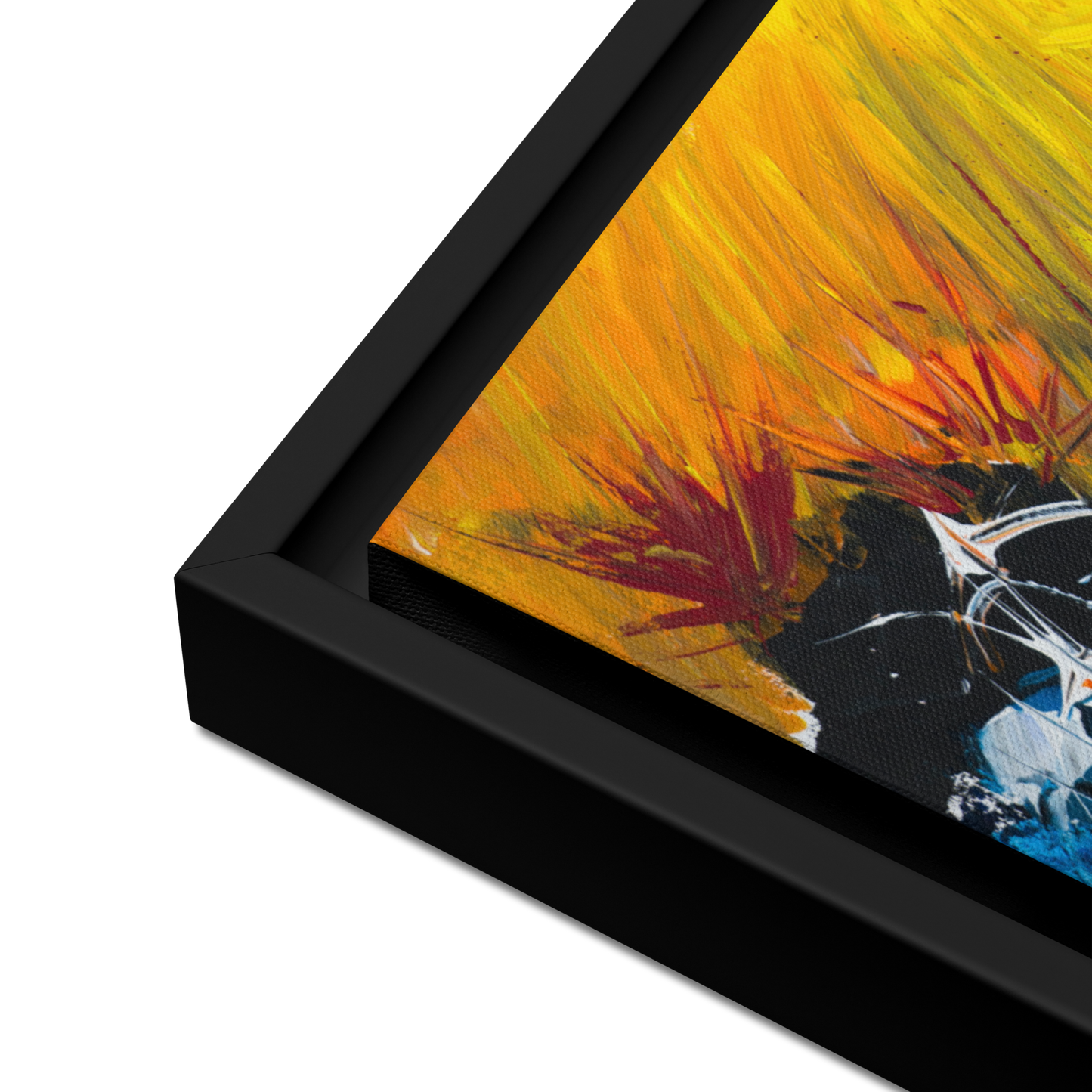 Gmoit with color Sundowner - Framed canvas