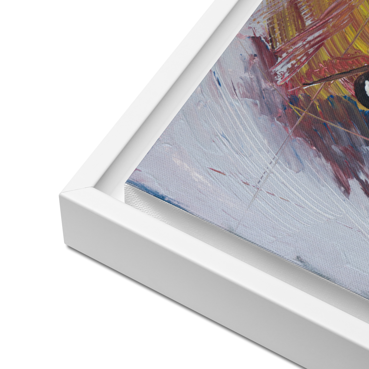 Gmoit mit Farbe True Beauty - Gerahmte Leinwand