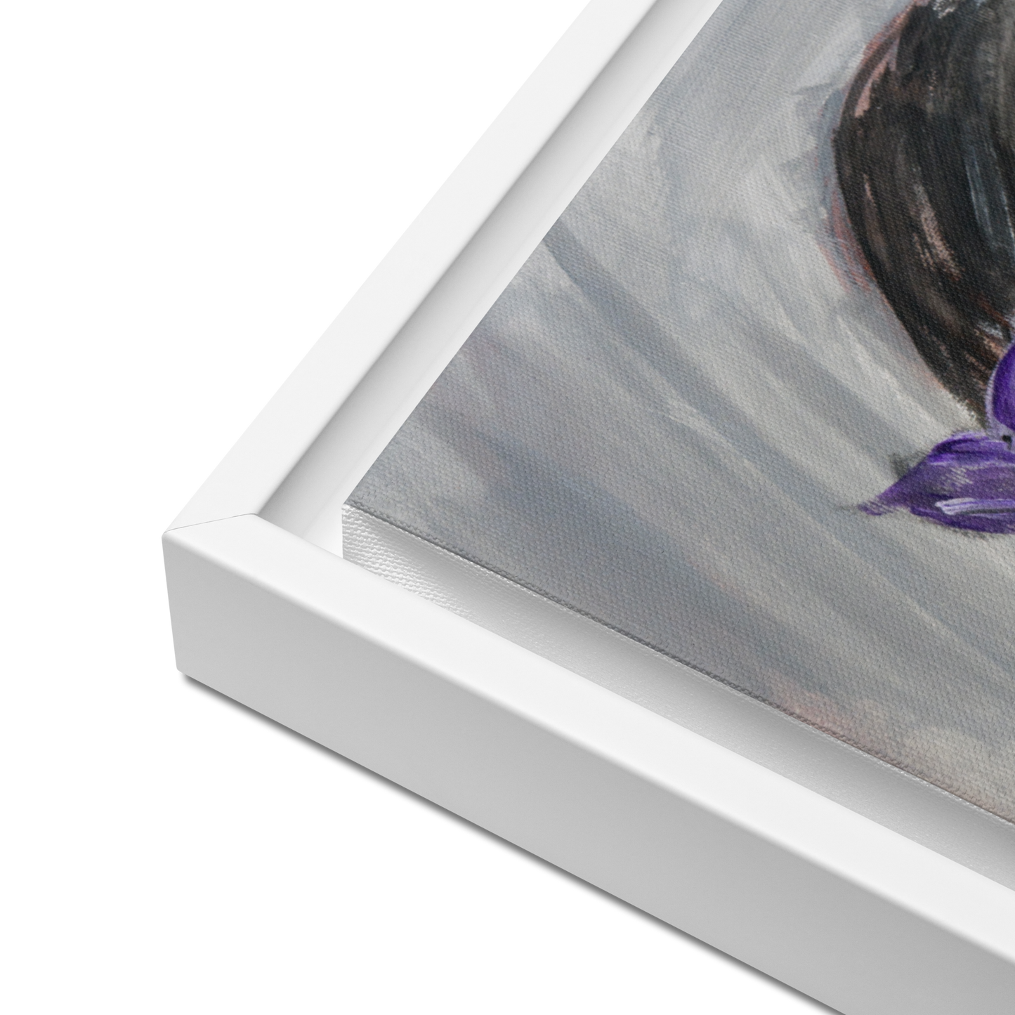 Gmoit mit Farbe Exile - Gerahmte Leinwand