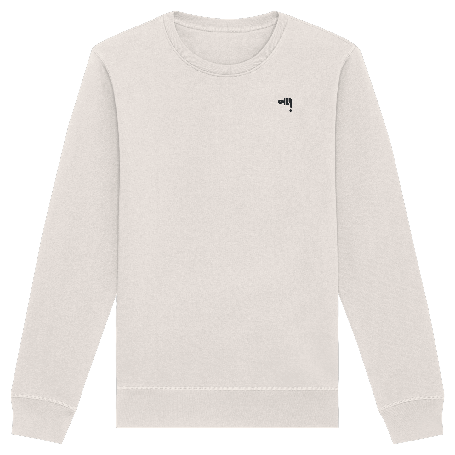 Gmoit NEW LOGO black - Ladies Organic Sweatshirt
