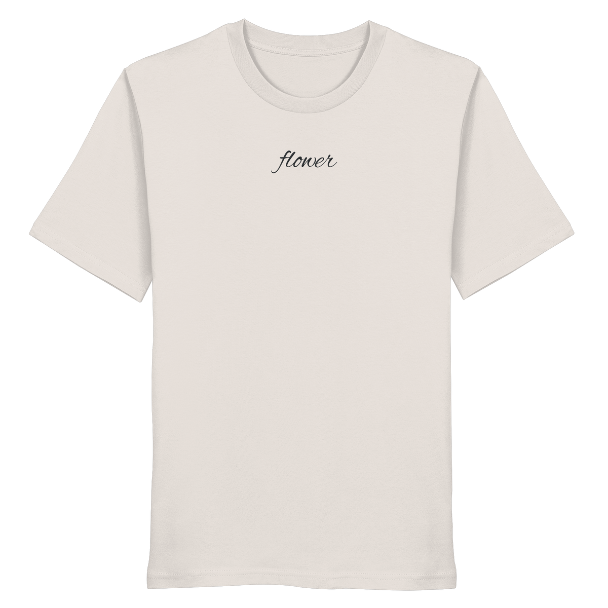 Gmoit Flower black - Organic Shirt