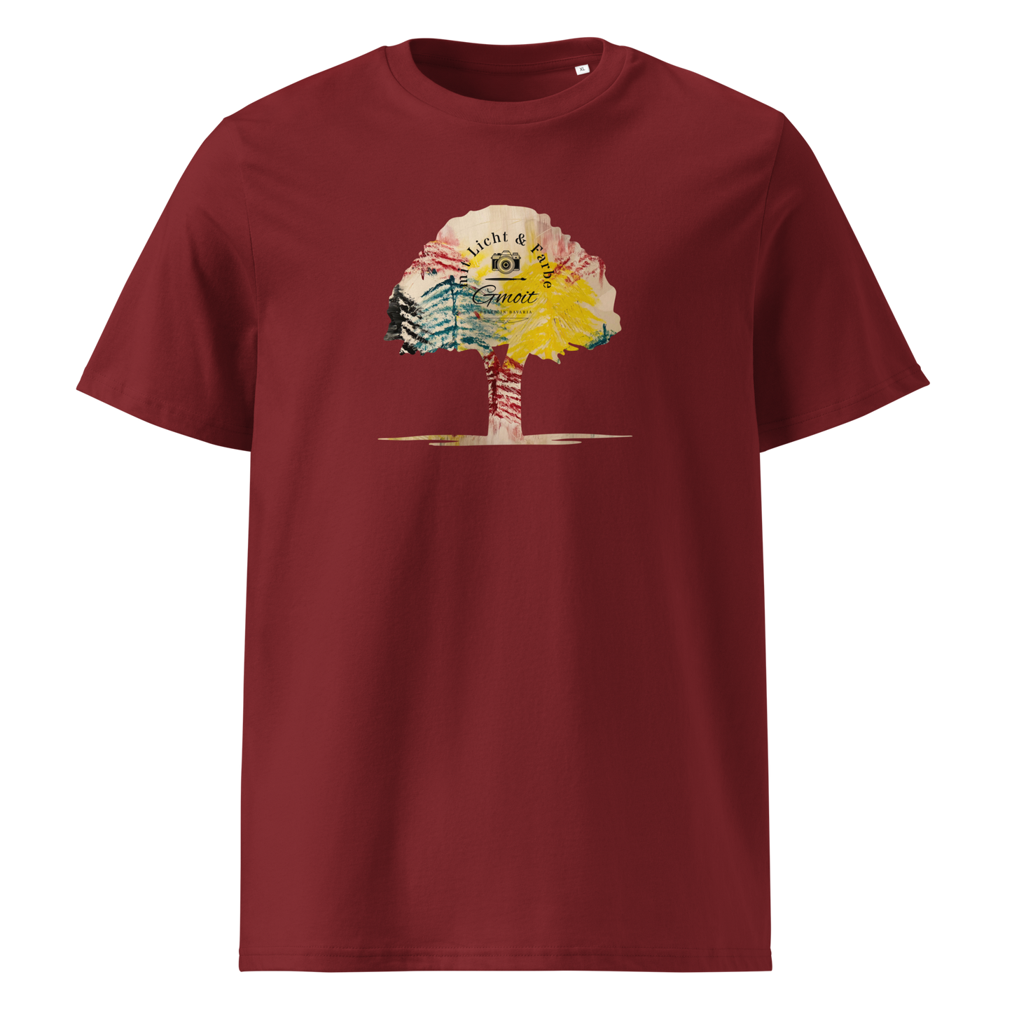 Gmoit mit Farbe the woods Unisex-Bio-Baumwoll-T-Shirt