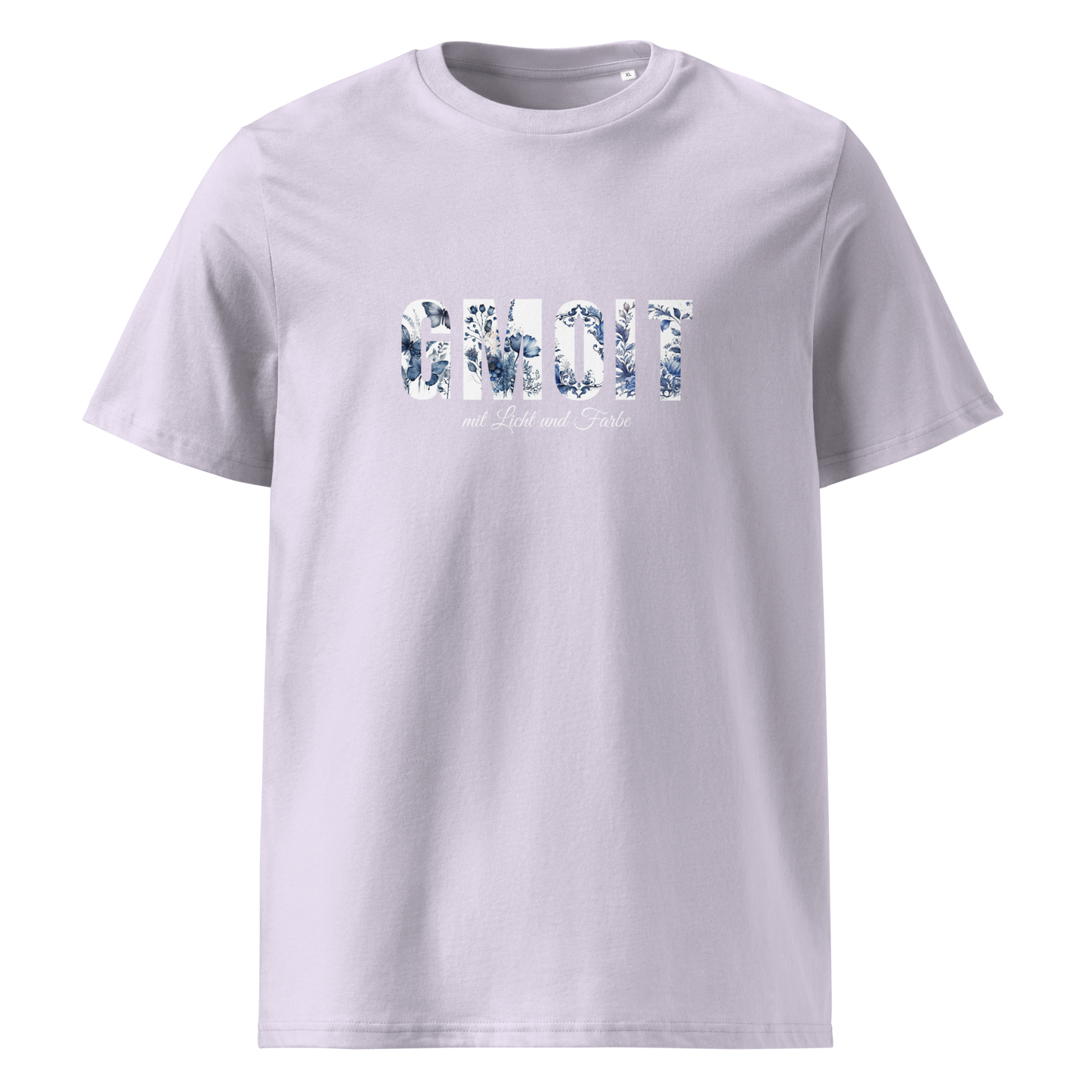 Gmoit mit Licht Delfter Blau Gmoit Unisex-Bio-Baumwoll-T-Shirt