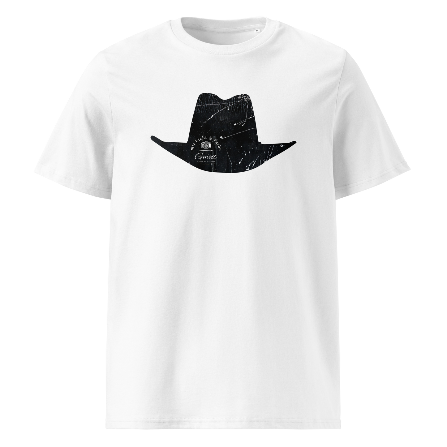 Gmoit mit Farbe Black Hat Unisex-Bio-Baumwoll-T-Shirt