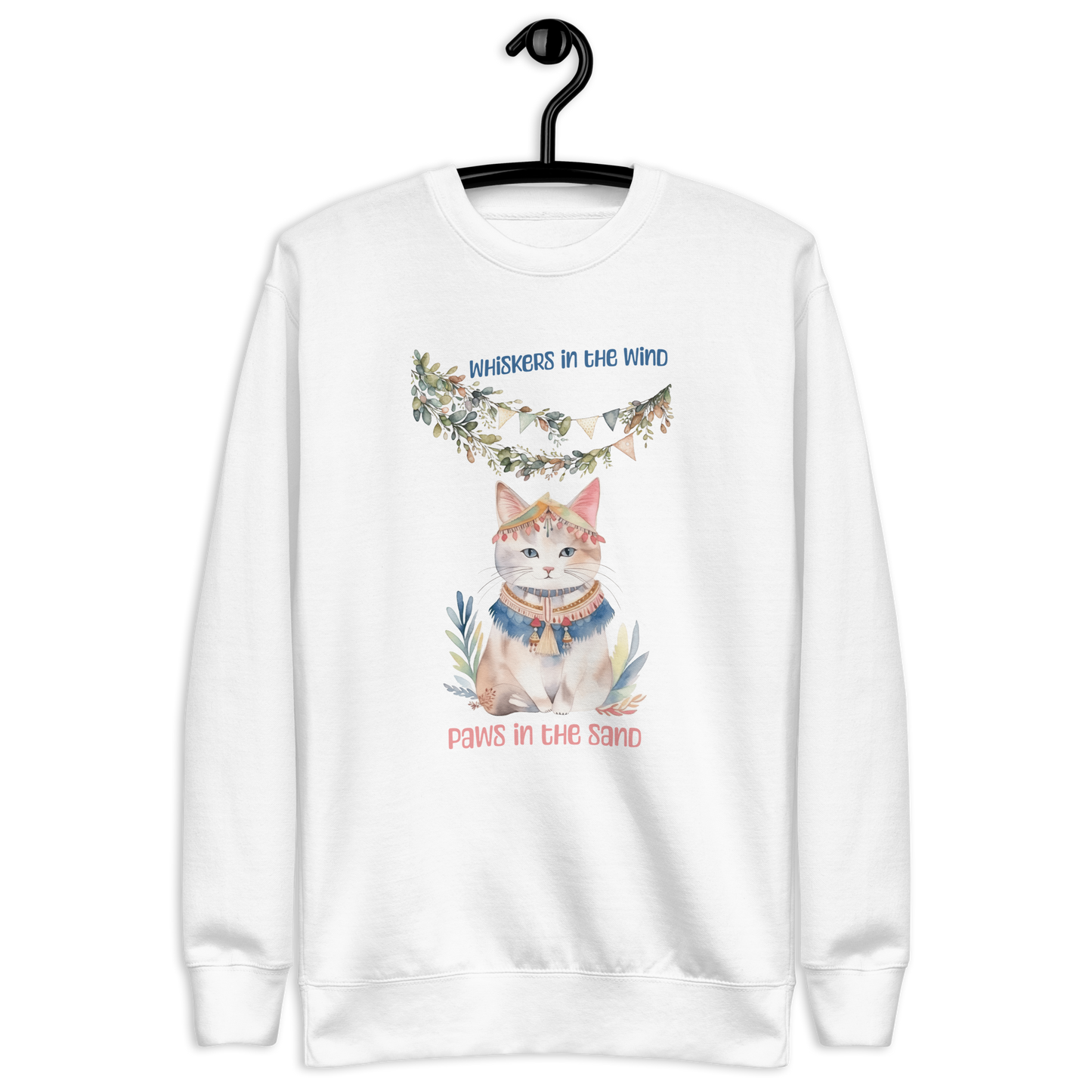 Gmoit mit Licht Whiskers in the Wind Unisex-Premium-Pullover