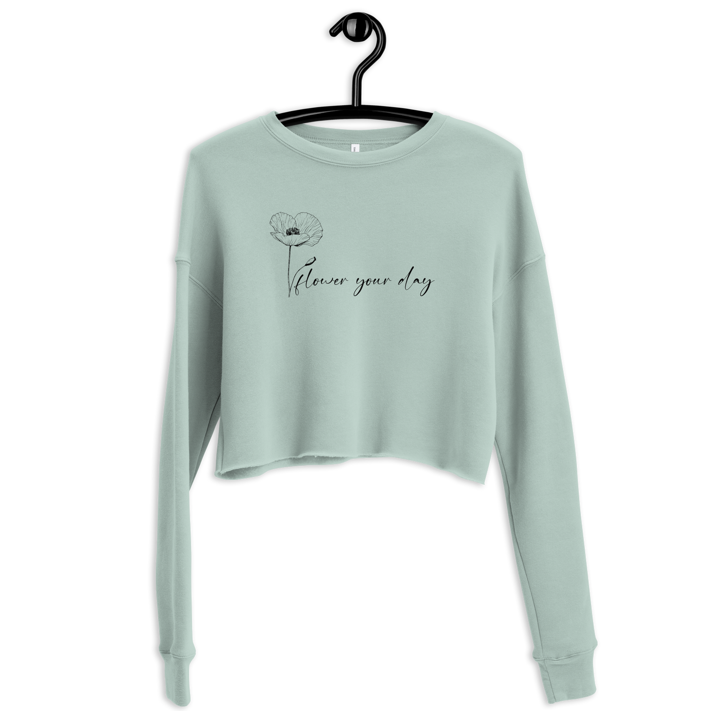 Gmoit mit Licht Poppy Flower Your Day Crop-Pullover