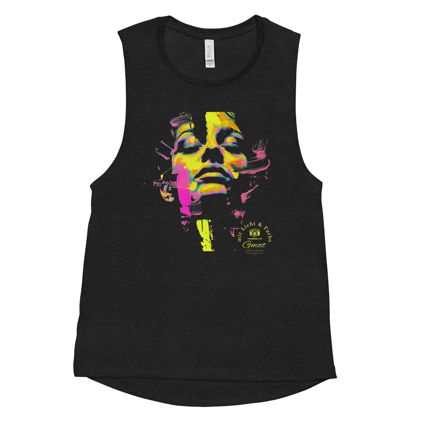 Gmoit mit Licht Damen Muscle-Tank-Top