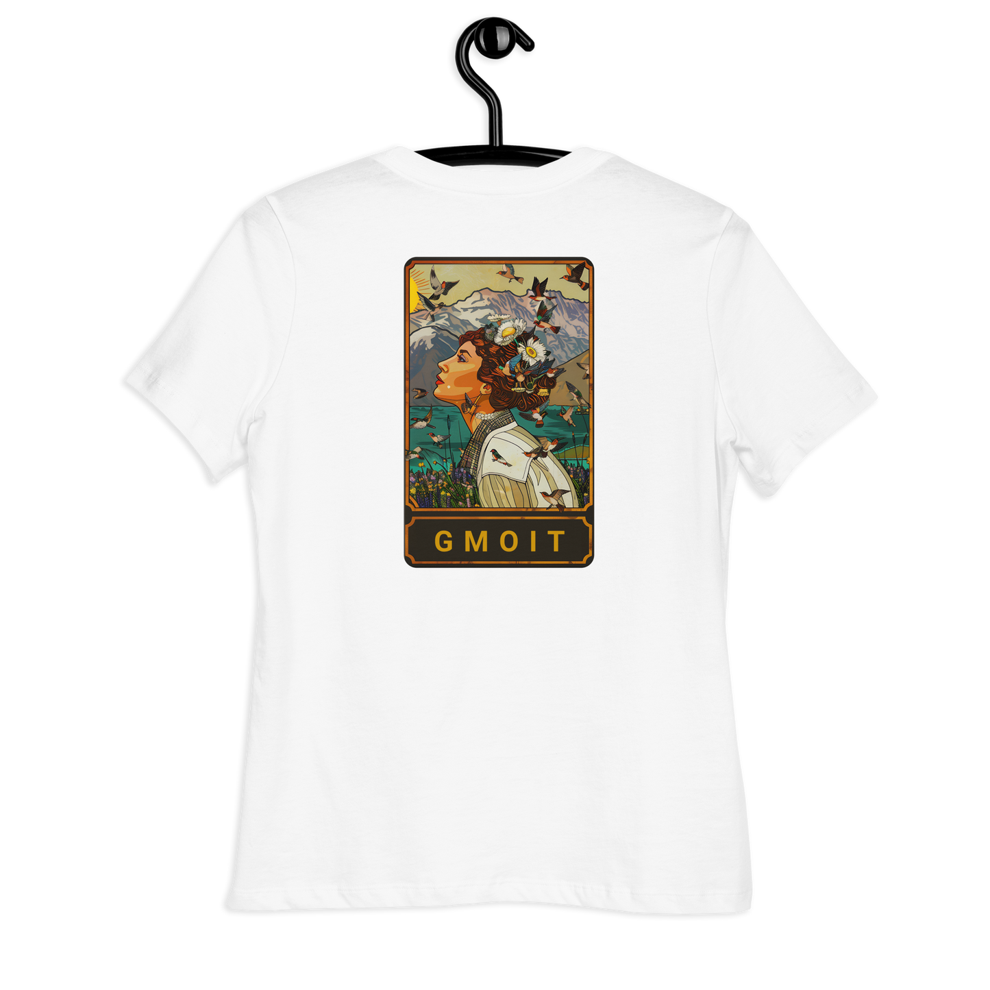 Gmoit mit Licht Birds Damen-T-Shirt