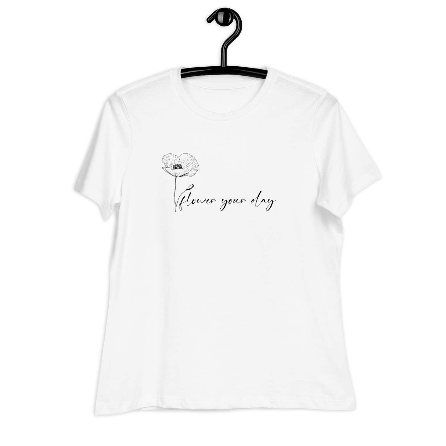 Gmoit mit Licht Flower your day Damen-T-Shirt