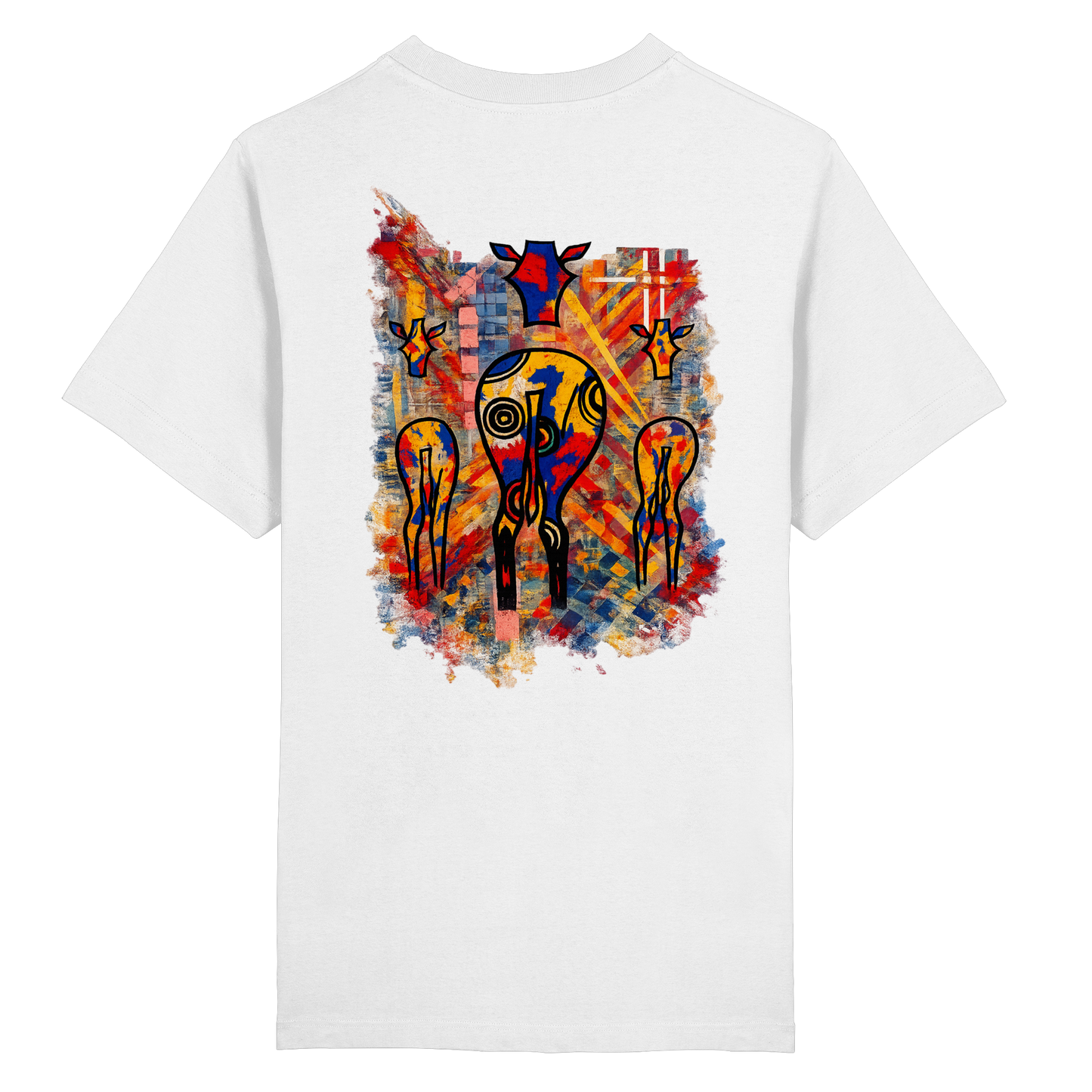 Gmoit african vibes black - Heavy Oversized Organic Shirt