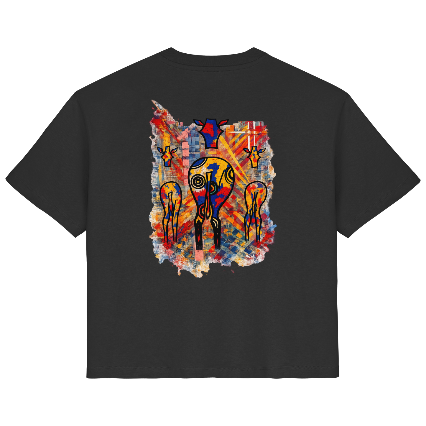 Gmoit african vibes white - Ladies Organic Shirt
