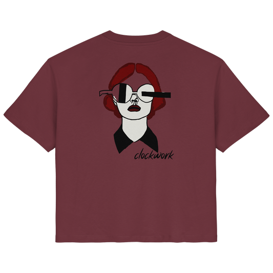 Gmoit clockwork white - Ladies Organic Shirt