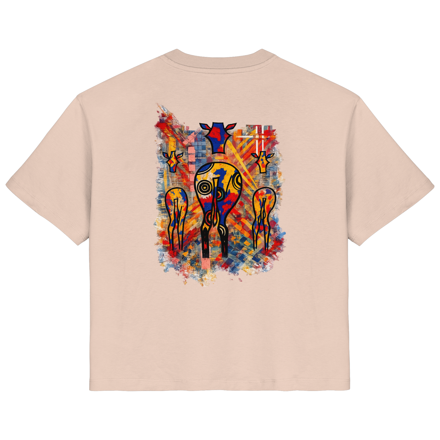 Gmoit african vibes black - Ladies Organic Shirt