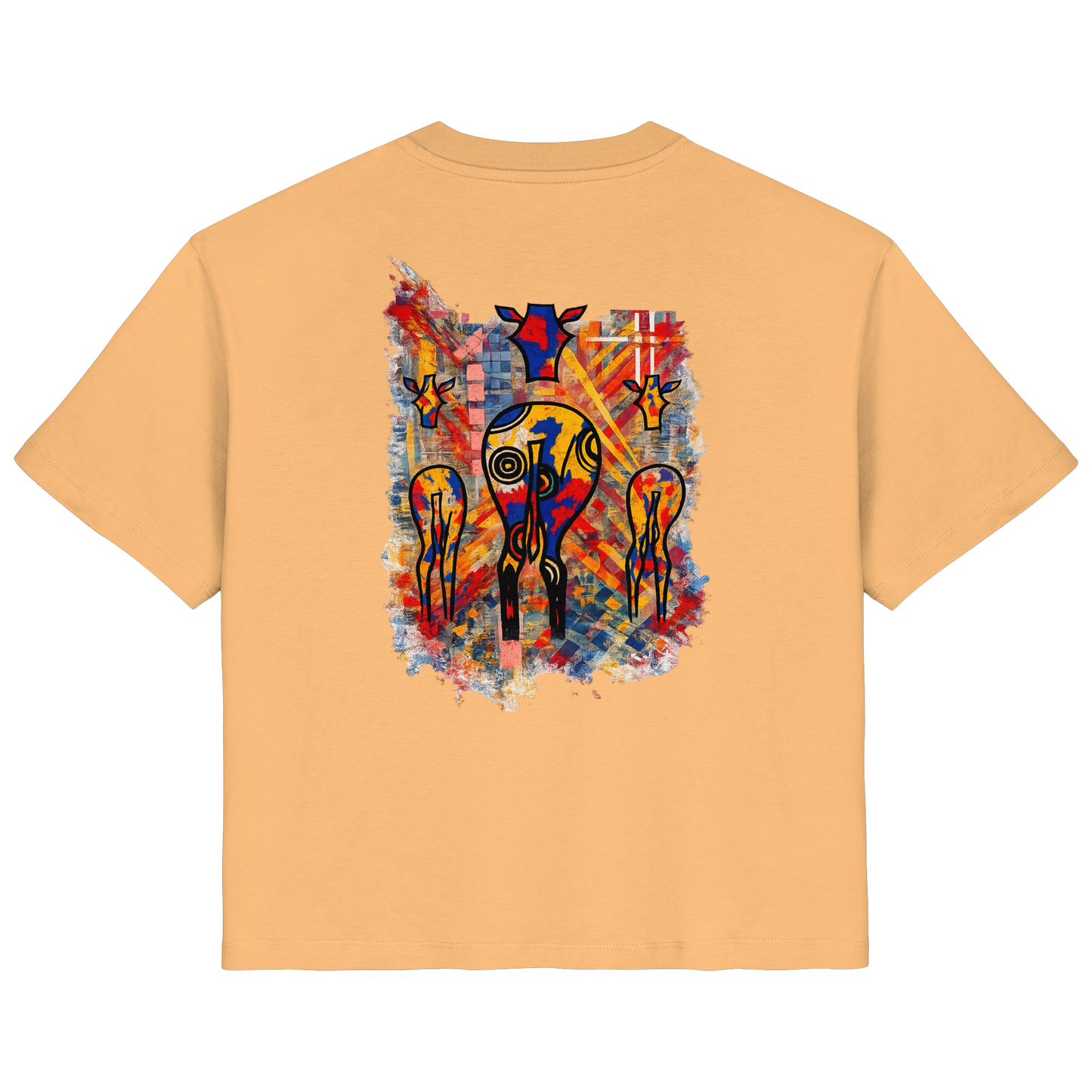Gmoit african vibes white - Ladies Organic Shirt