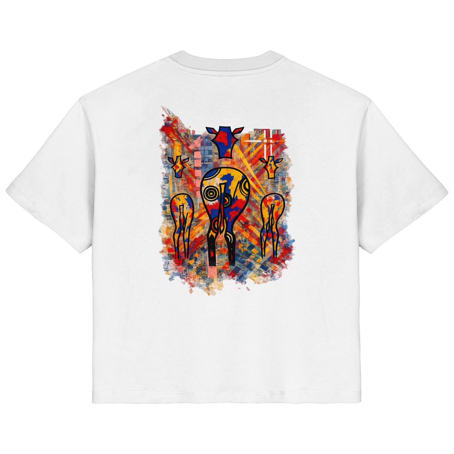 Gmoit african vibes black - Ladies Organic Shirt