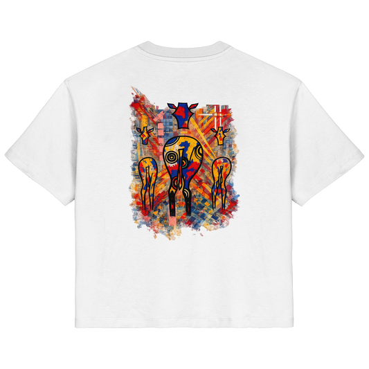 Gmoit african vibes black - Ladies Organic Shirt