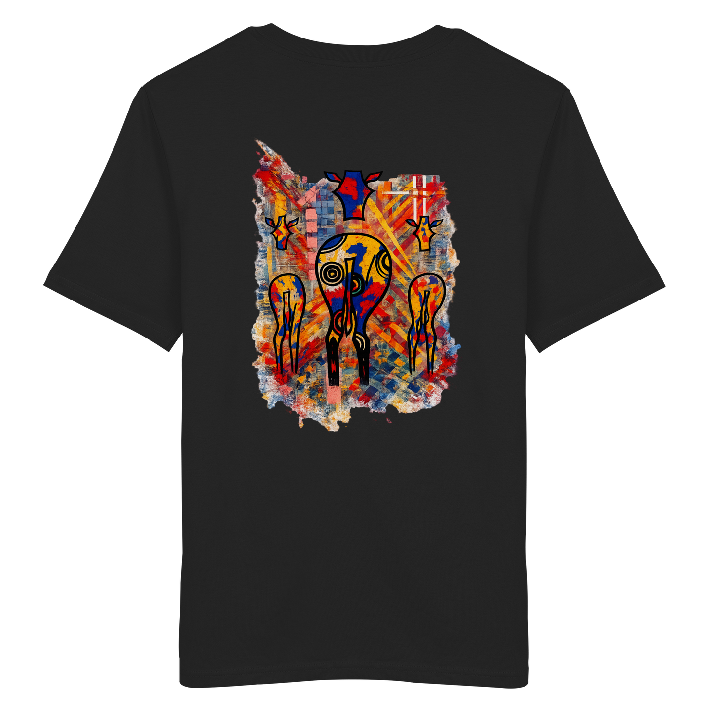 Gmoit african vibes white - Organic Shirt
