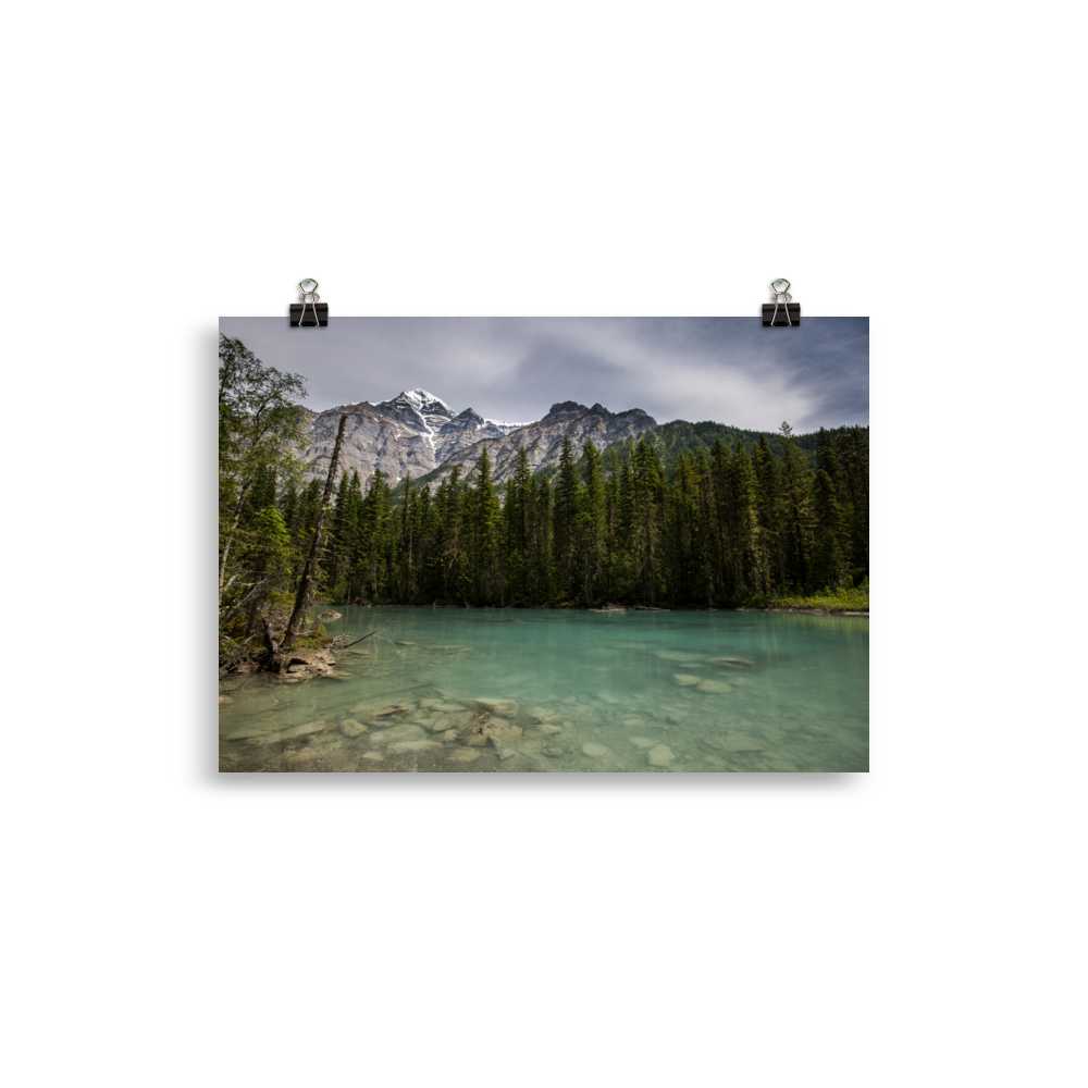 Wanderung zum Kinney Lake in Westkanada - Poster