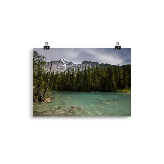 Wanderung zum Kinney Lake in Westkanada - Poster
