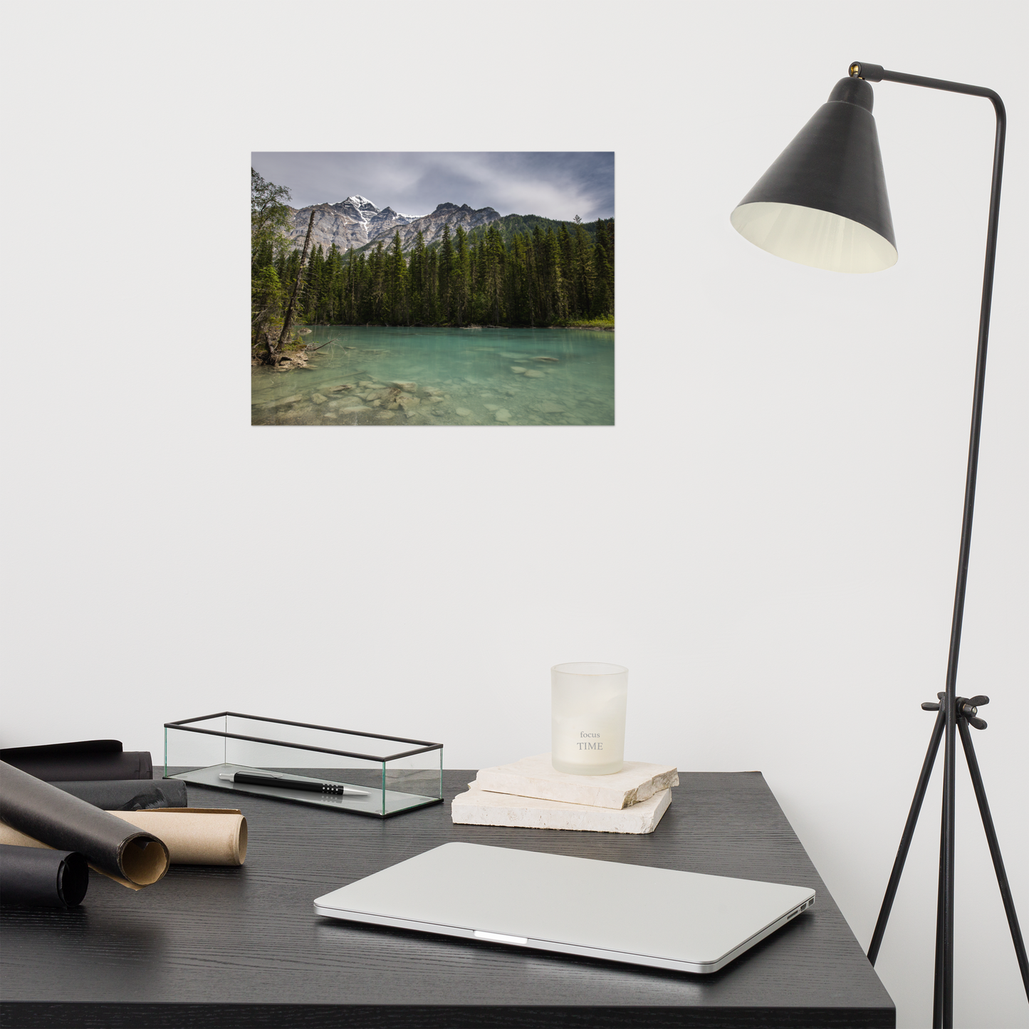 Wanderung zum Kinney Lake in Westkanada - Poster