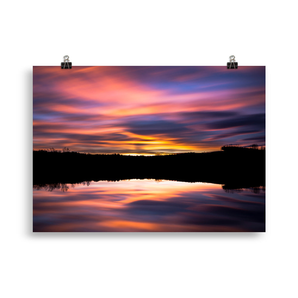 Dietlhofer See bei Sonnenaufgang - Poster