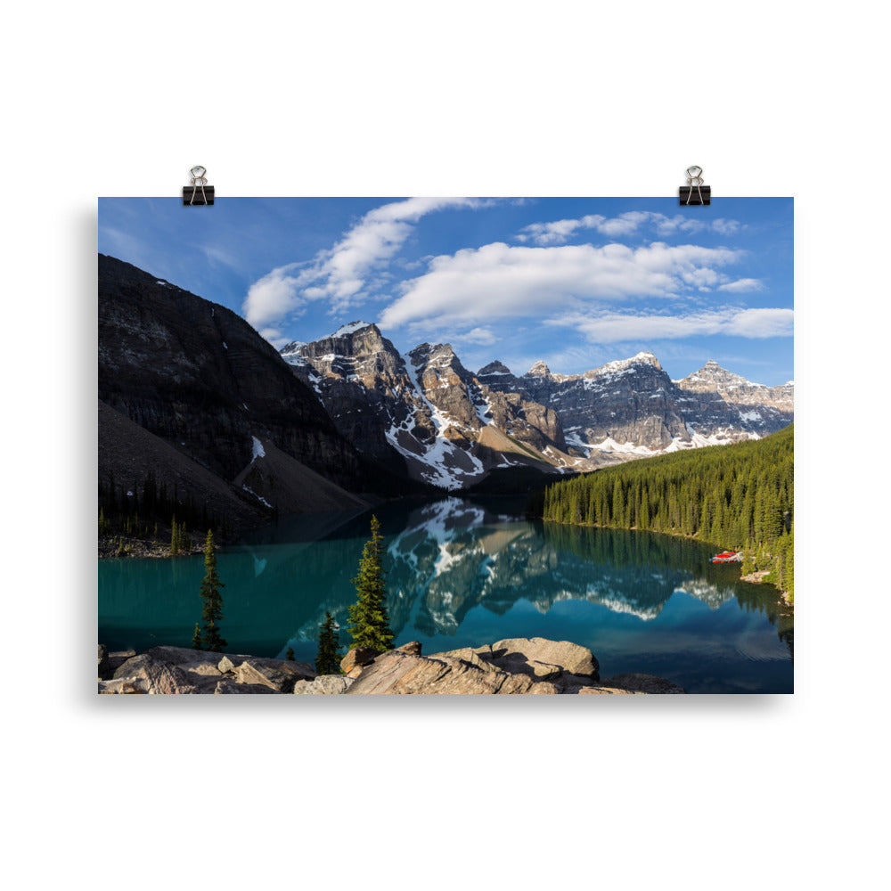 Moraine Lake Westkanada - Poster