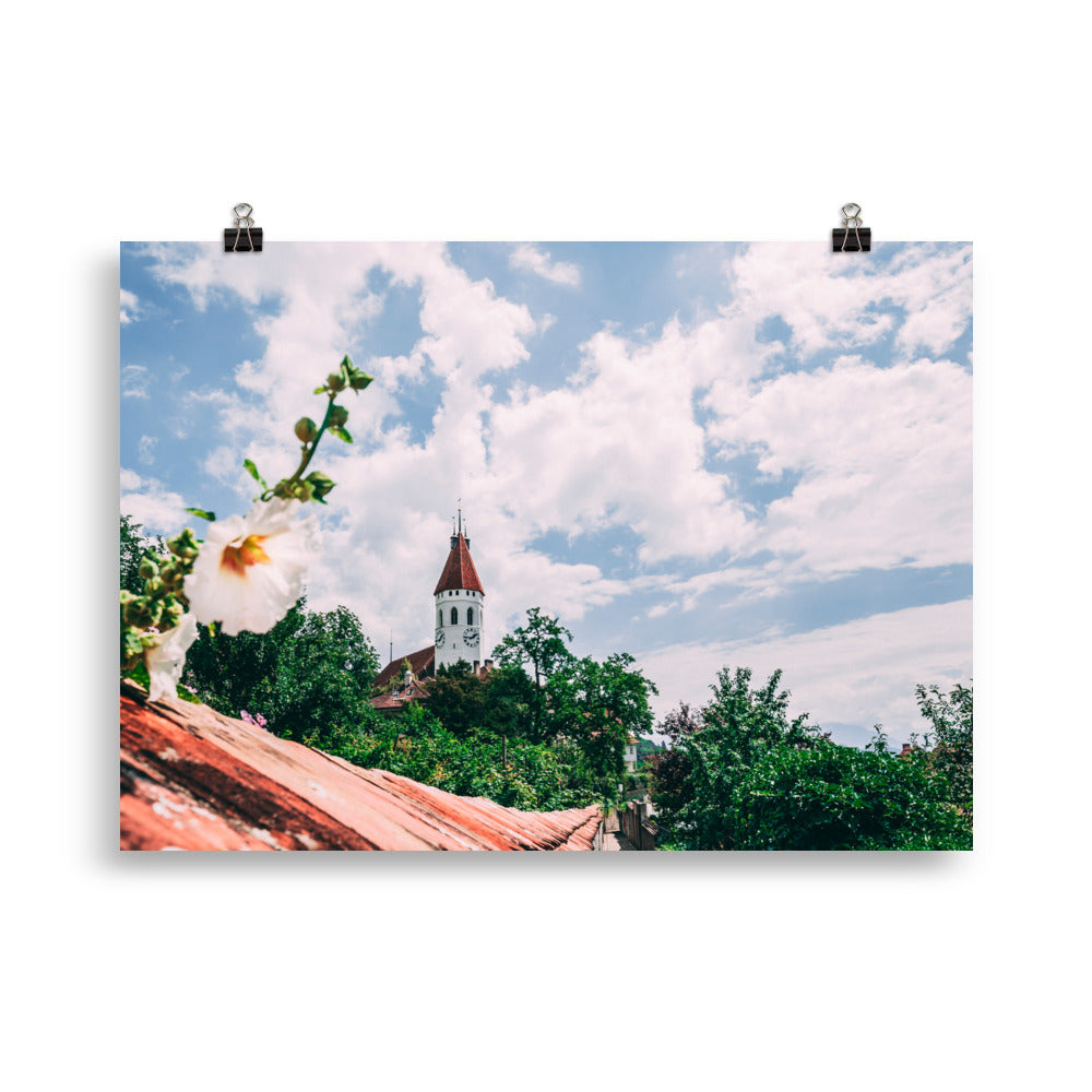Kirchturm in Thun - Poster