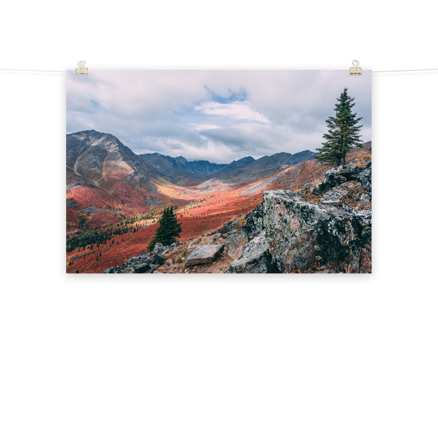 Wanderung in Alaska - Poster
