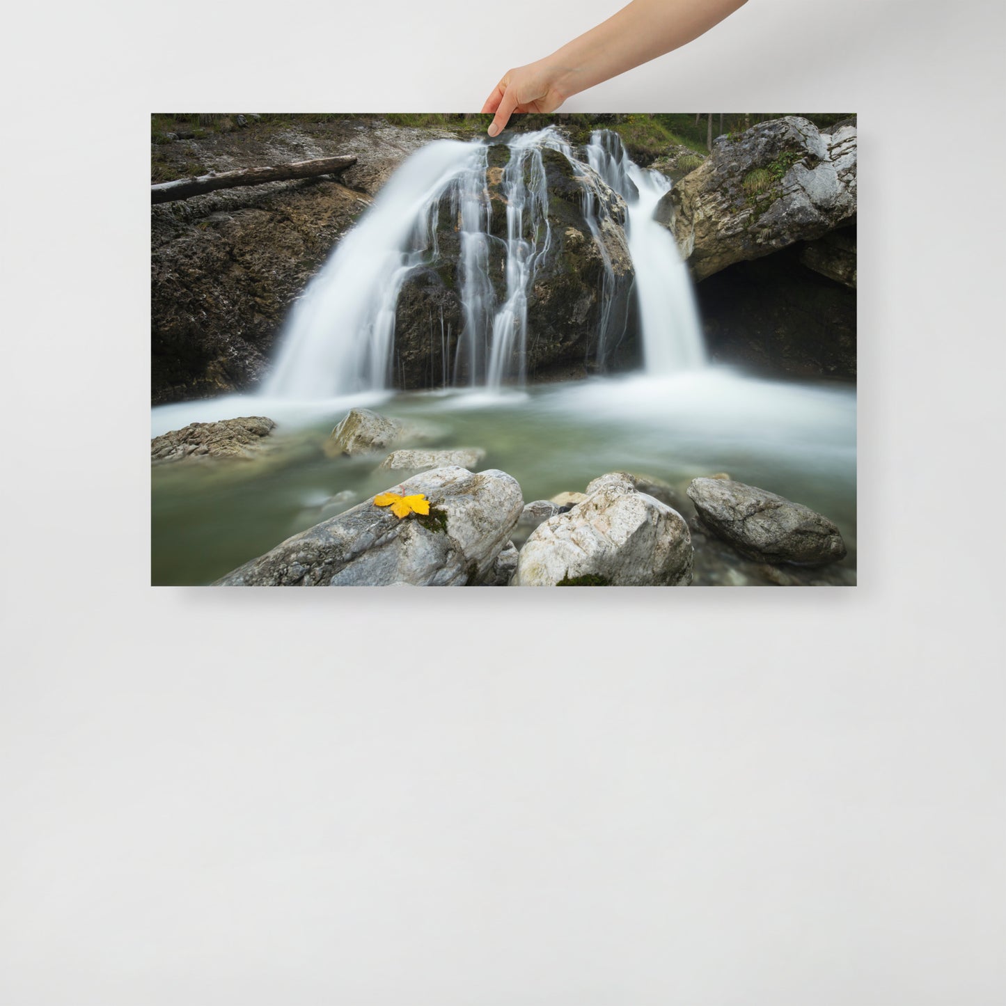 Kuhflucht-Wasserfälle bei Farchant - Poster