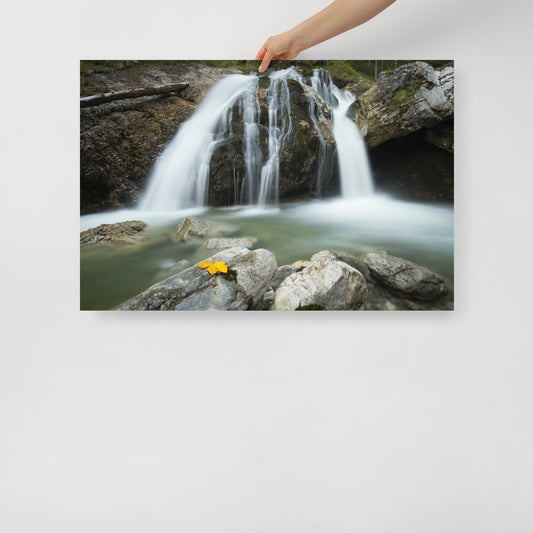 Kuhflucht-Wasserfälle bei Farchant - Poster