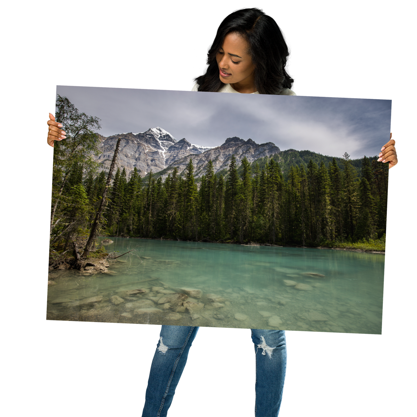 Wanderung zum Kinney Lake in Westkanada - Poster