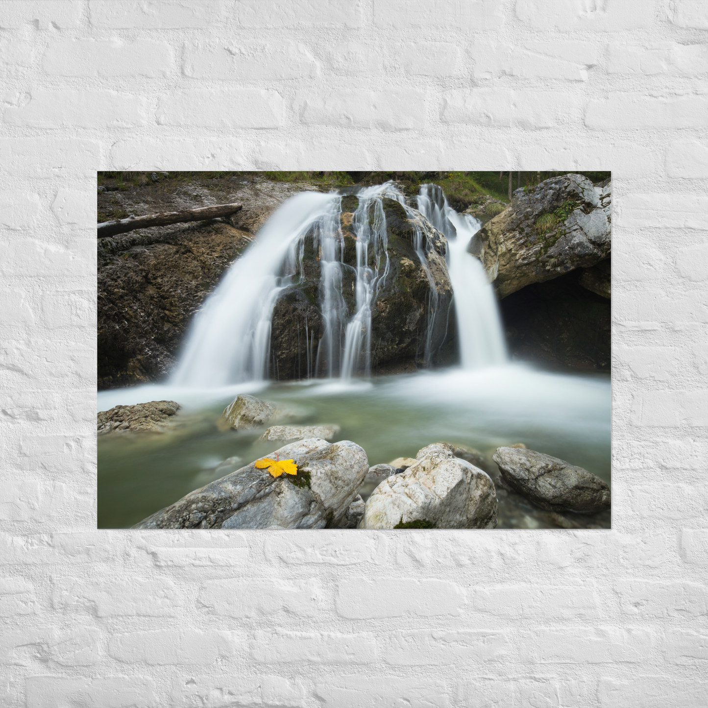 Kuhflucht-Wasserfälle bei Farchant - Poster