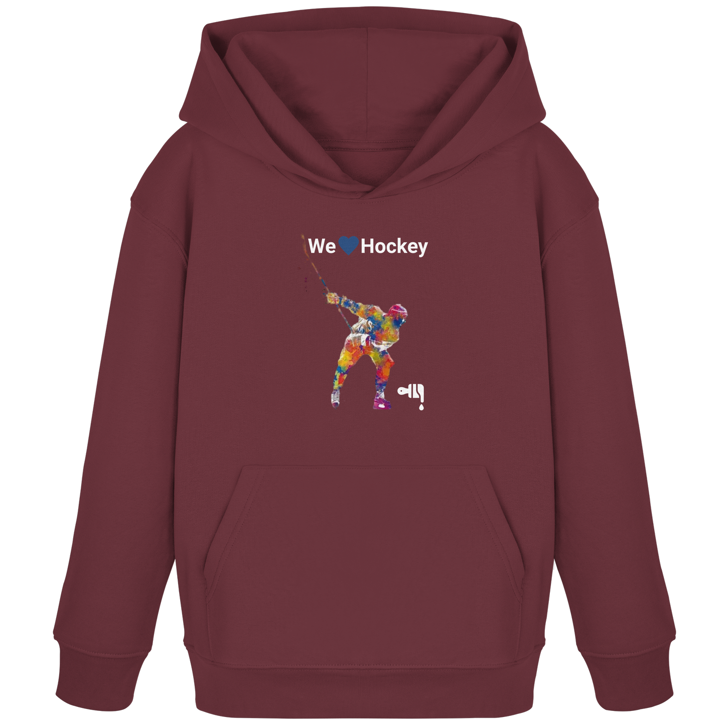 Gmoit WE LOVE HOCKEY - Kids Organic Hoodie