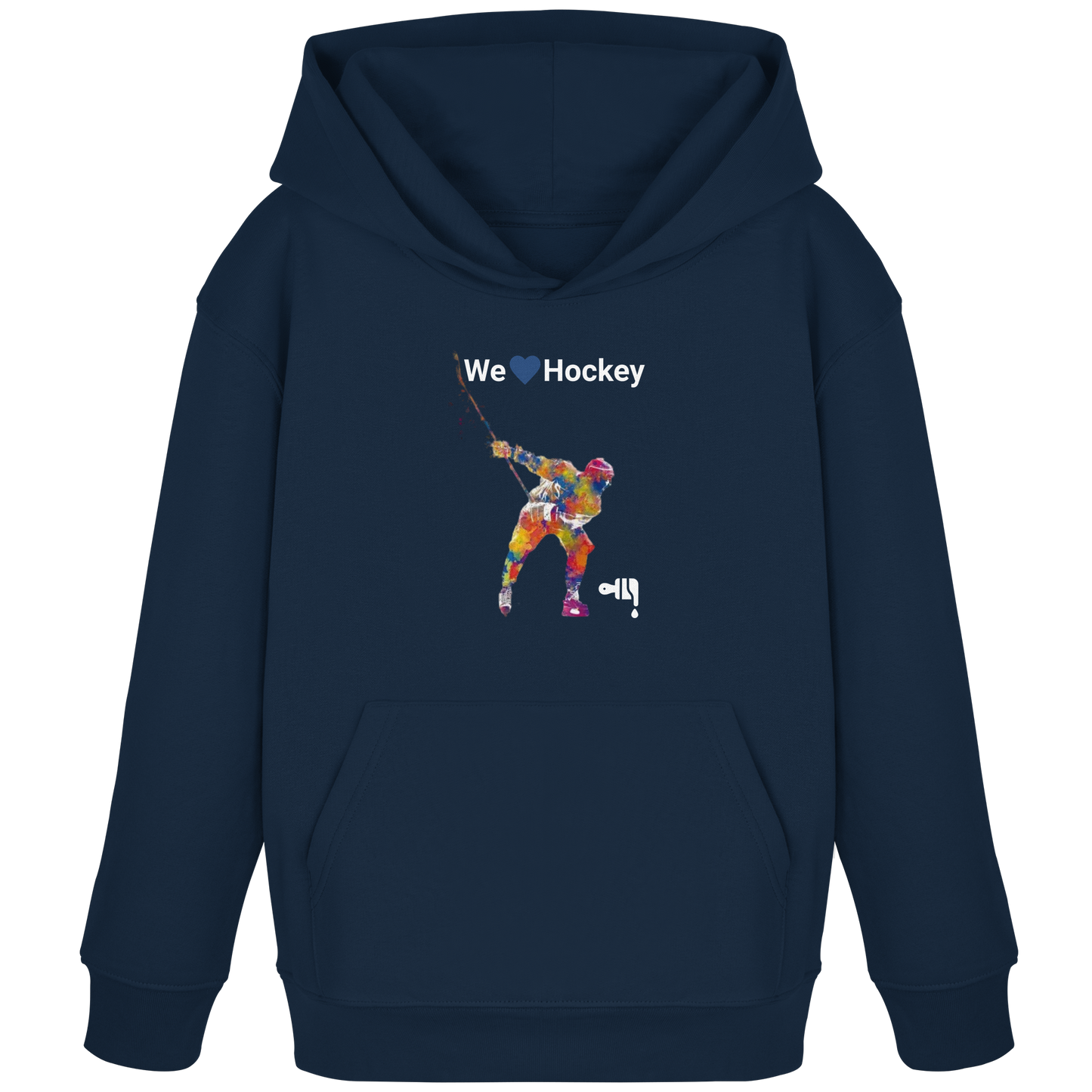 Gmoit WE LOVE HOCKEY - Kids Organic Hoodie