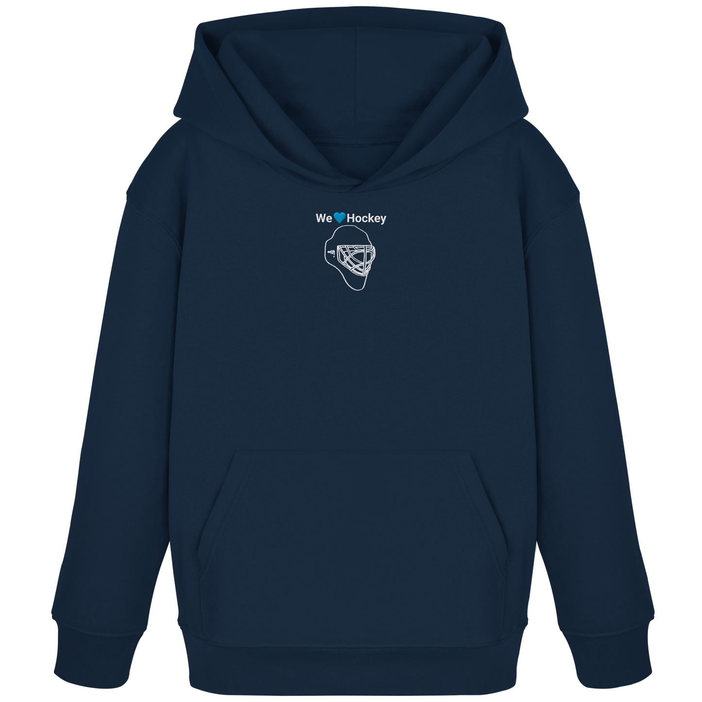 Gmoit Goalie gestickt WE LOVE HOCKEY - Kids Organic Hoodie