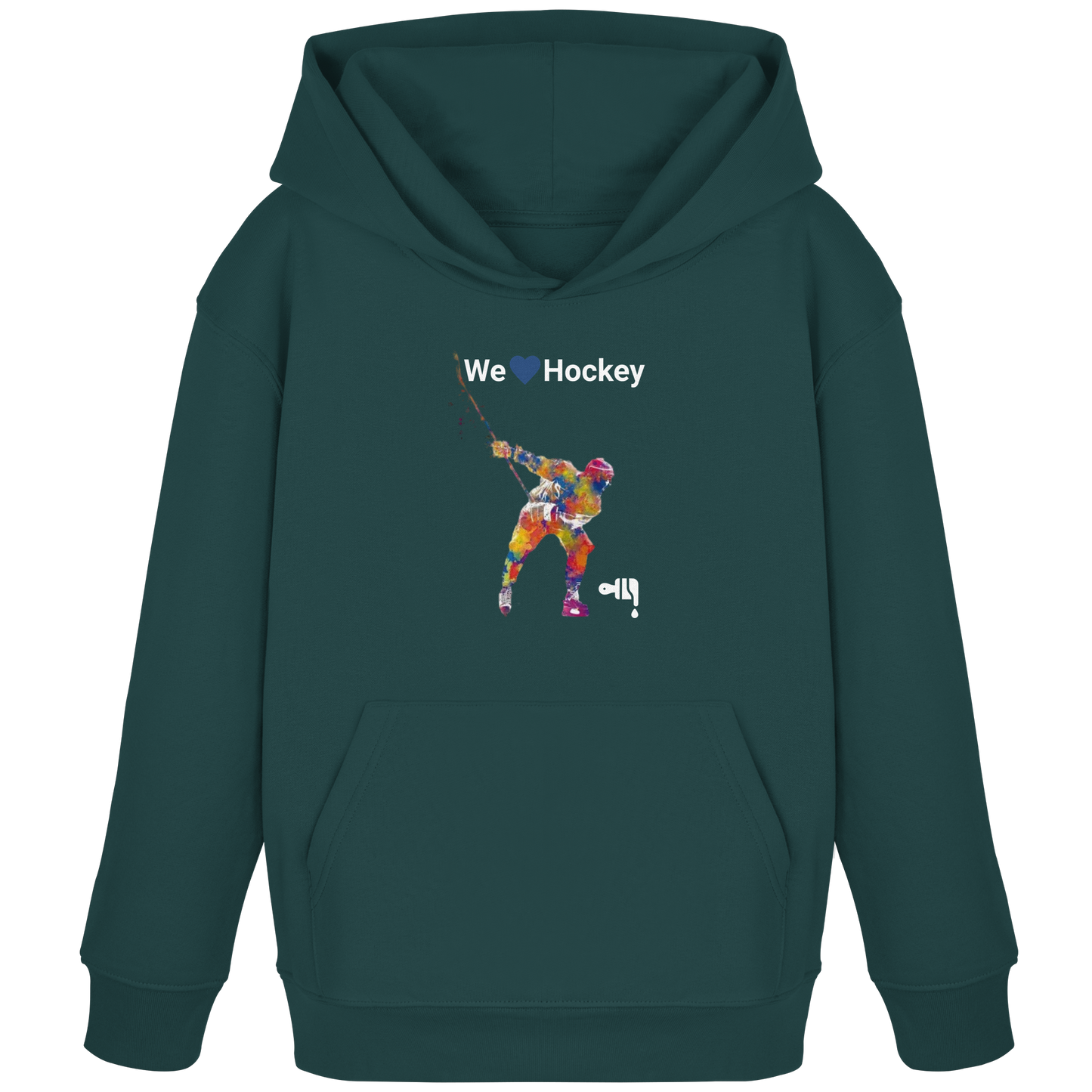Gmoit WE LOVE HOCKEY - Kids Organic Hoodie
