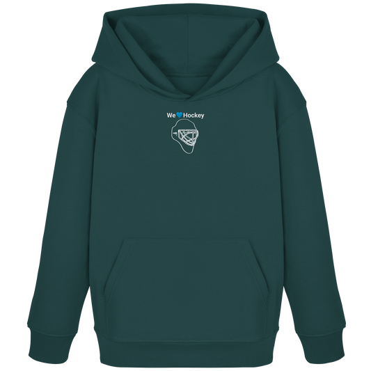 Gmoit Goalie gestickt WE LOVE HOCKEY - Kids Organic Hoodie