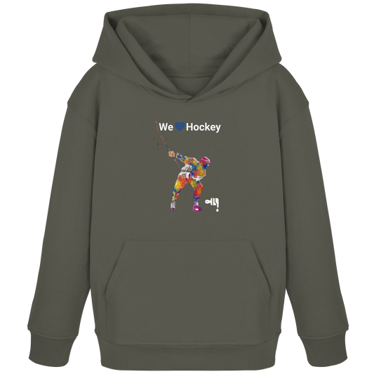 Gmoit WE LOVE HOCKEY - Kids Organic Hoodie
