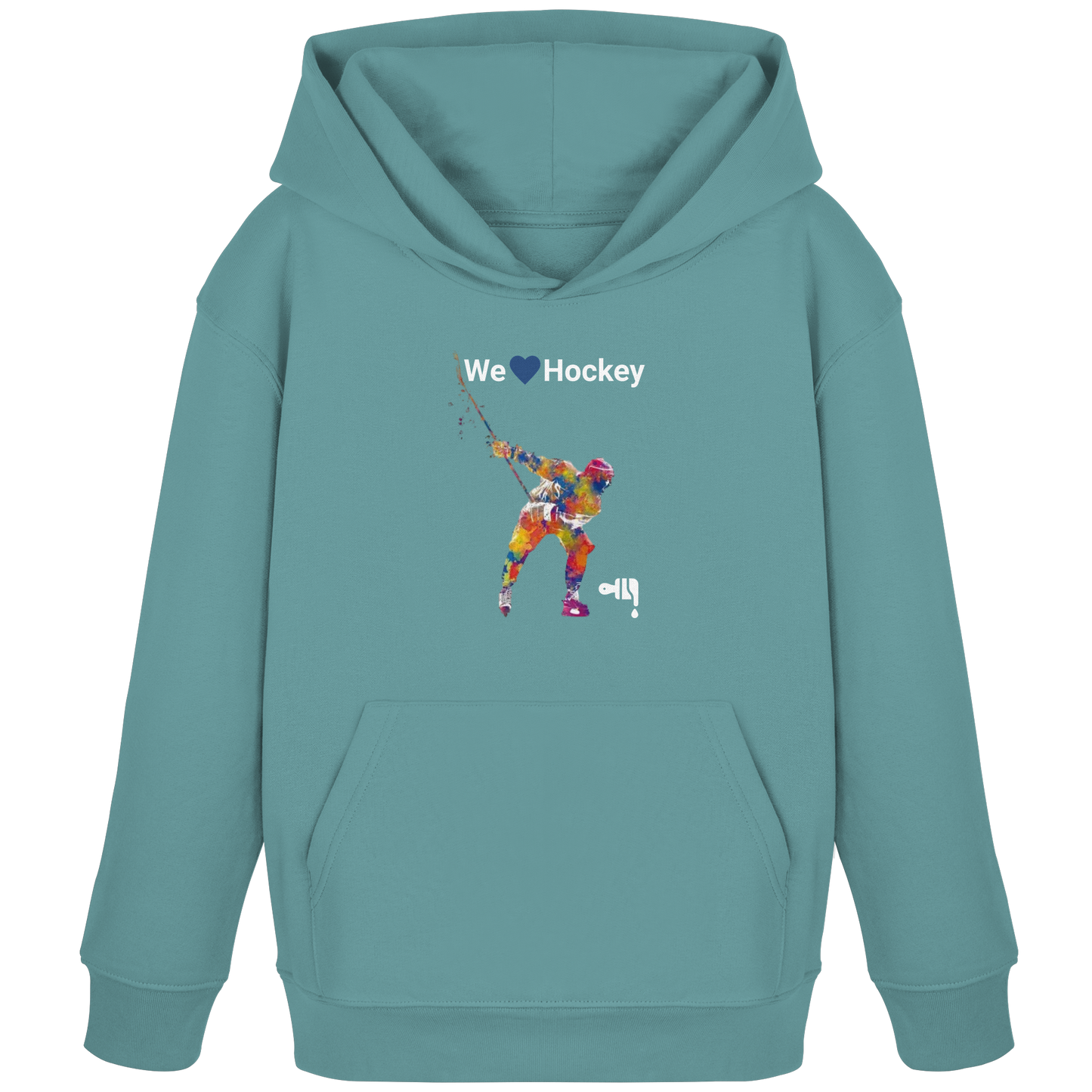 Gmoit WE LOVE HOCKEY - Kids Organic Hoodie