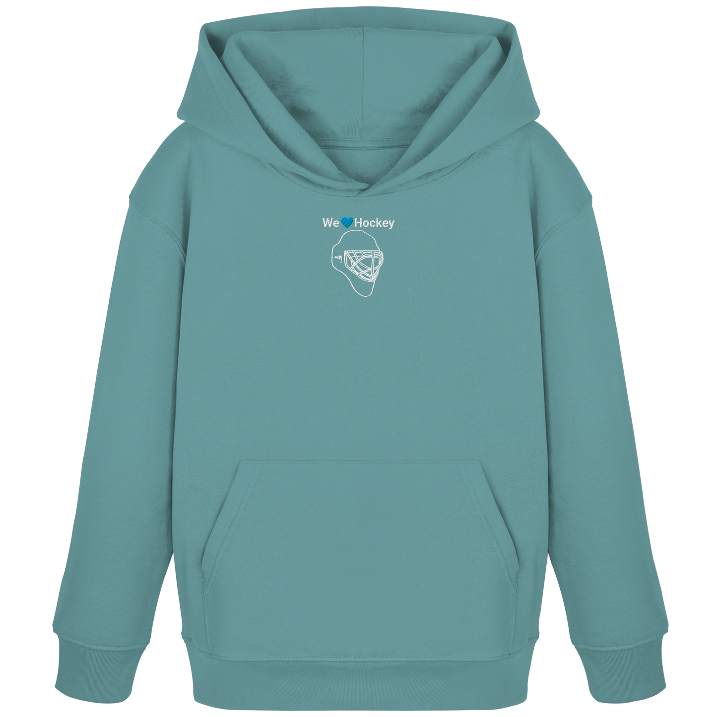 Gmoit Goalie gestickt WE LOVE HOCKEY - Kids Organic Hoodie