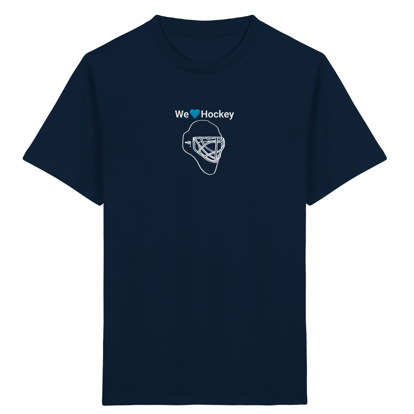 Gmoit Goalie gestickt WE LOVE HOCKEY - Kids Organic Shirt