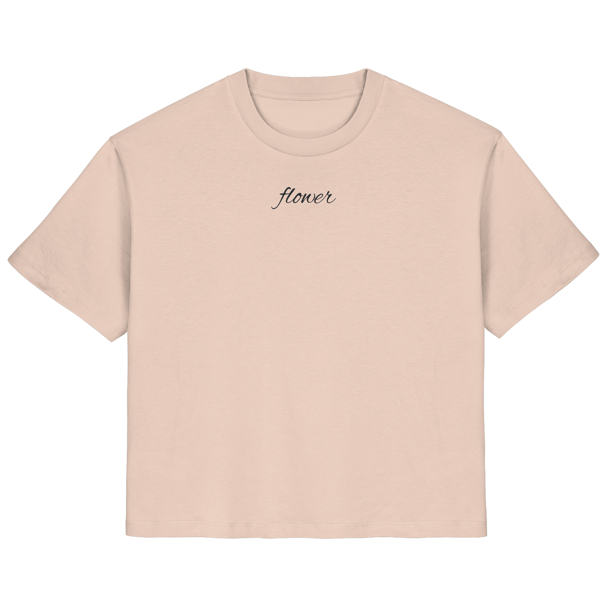 Gmoit Flower black - Ladies Organic Shirt