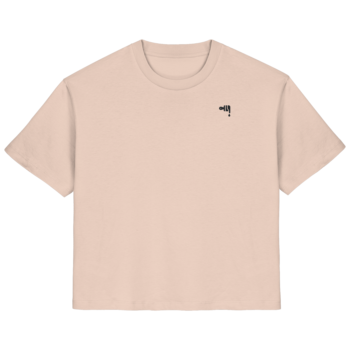 Gmoit NEW LOGO black - Ladies Organic Shirt