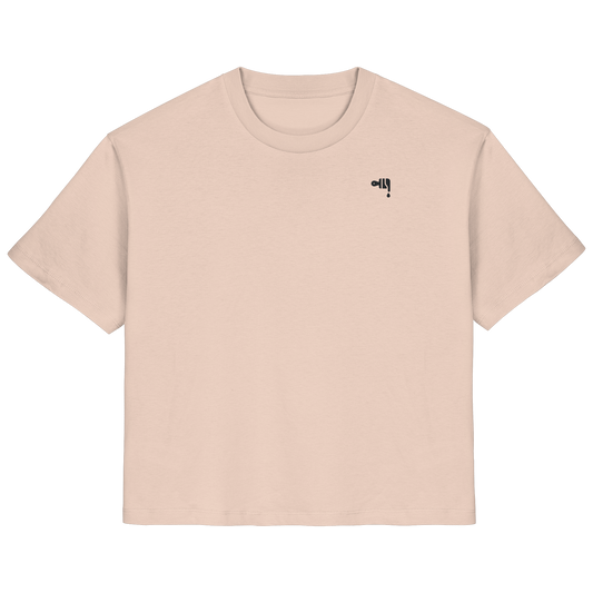 Gmoit NEW LOGO black - Ladies Organic Shirt
