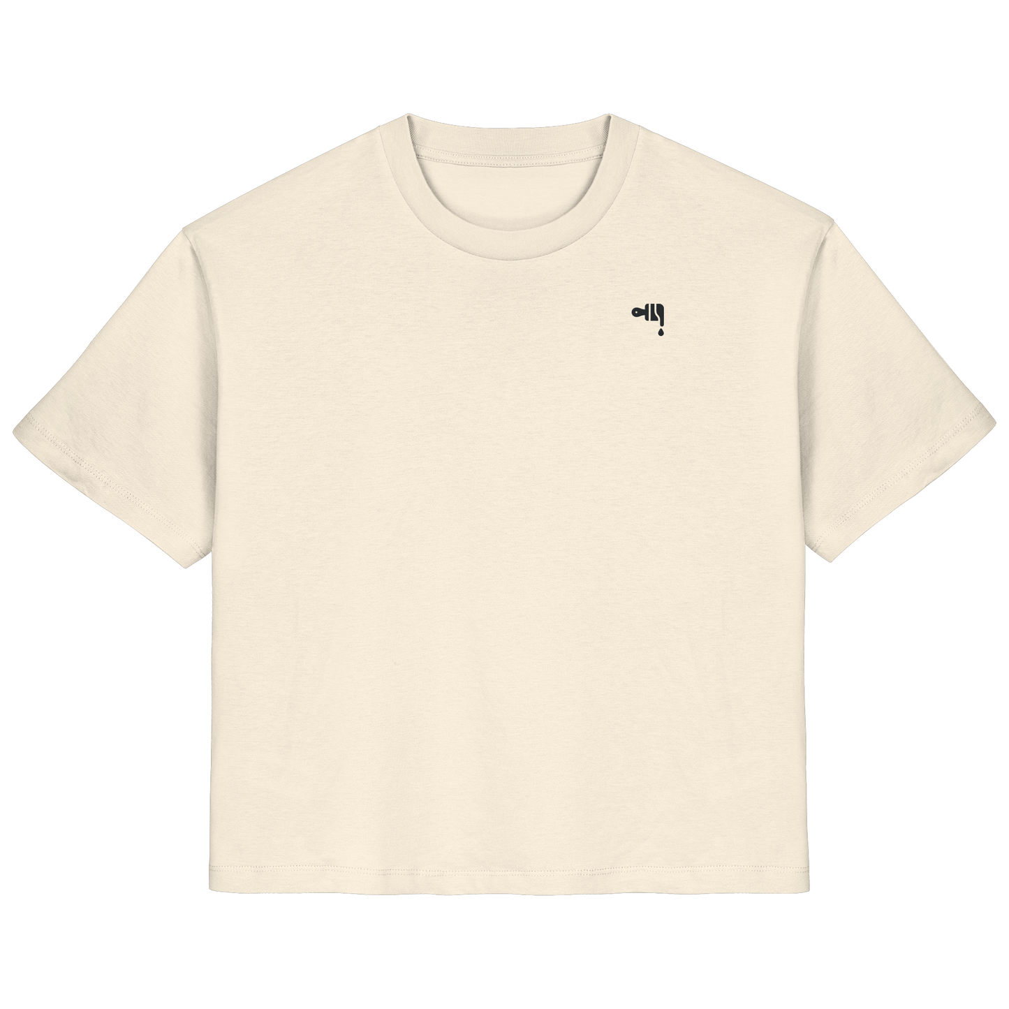 Gmoit NEW LOGO black - Ladies Organic Shirt